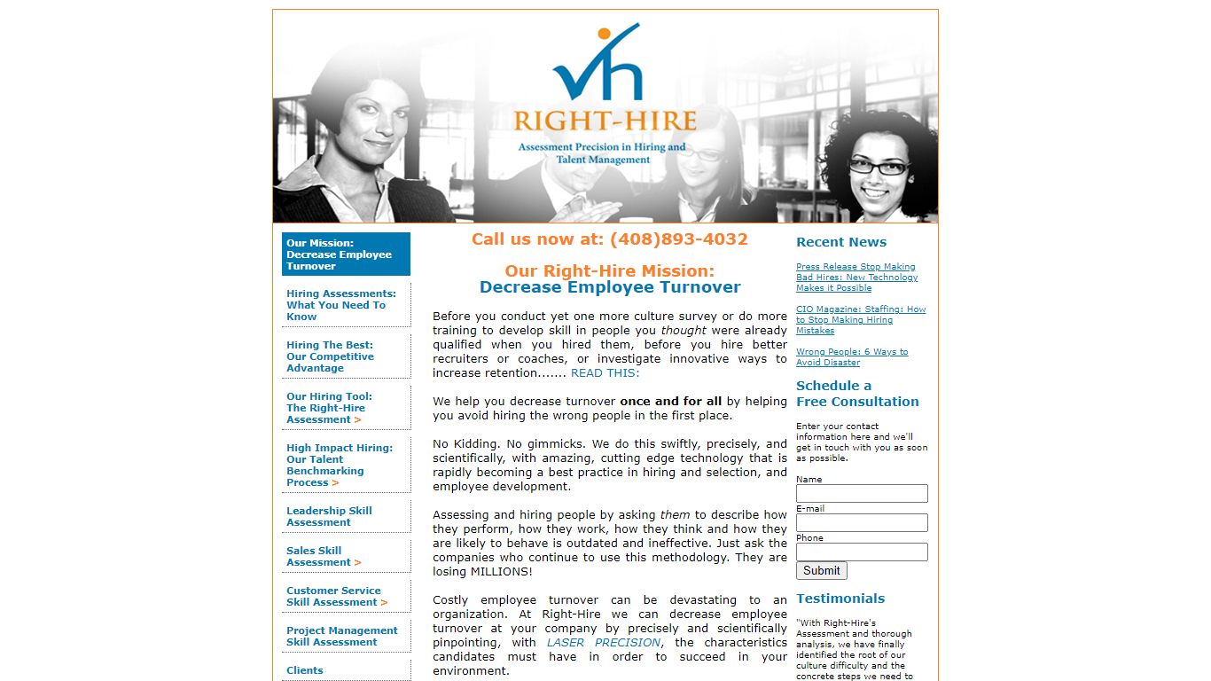 Right Hire - Decrease Employee Turnover